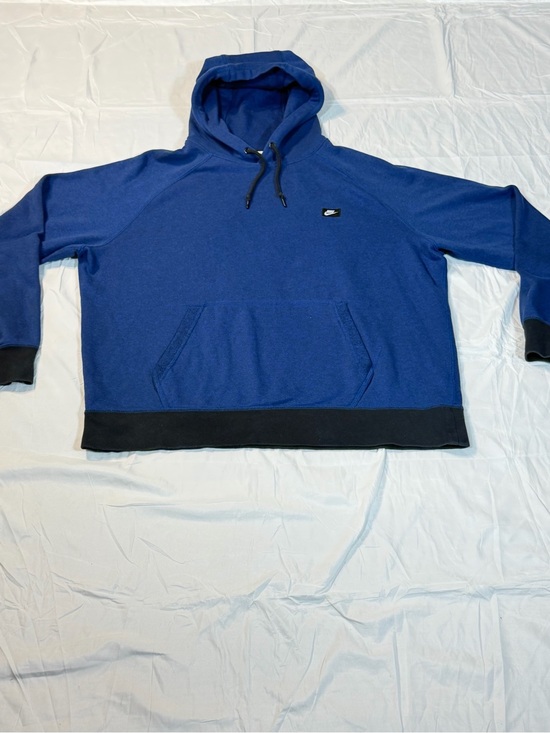 Nike Other - Nike Sportswear Colorblock Pullover Hoodie Blue Heather Gold Badge Tag Men\'s XL